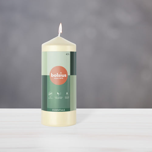 Vela Pilar Essentials 150X58mm Pérola Suave 42h