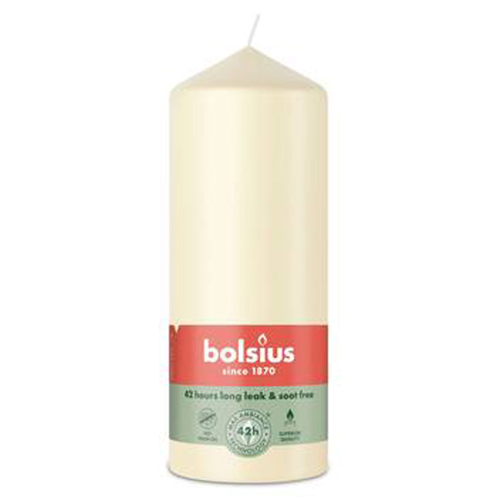 Vela Pilar 150x58mm Pérola Suave 42h