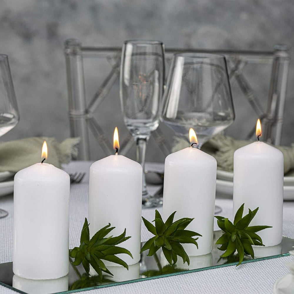 Vela Pilar 130x68mm Branca 43h