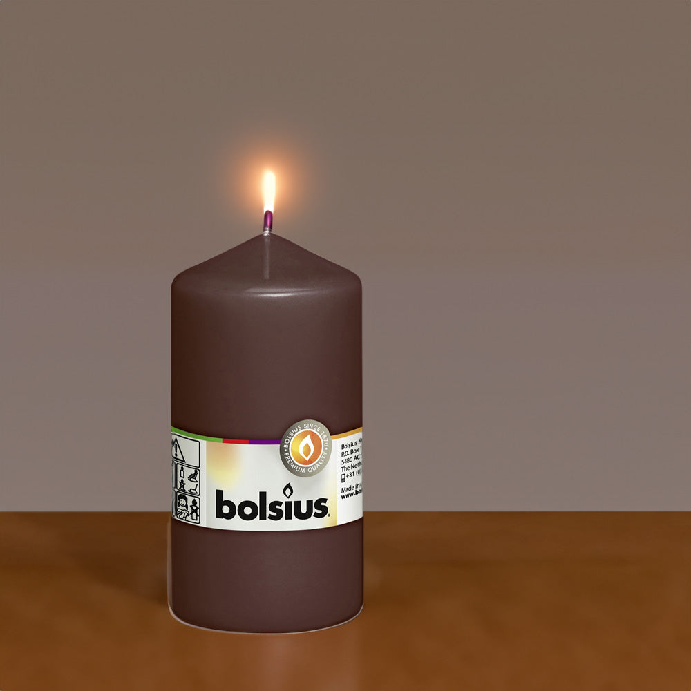Vela Pilar 130x68mm Castanha 43h