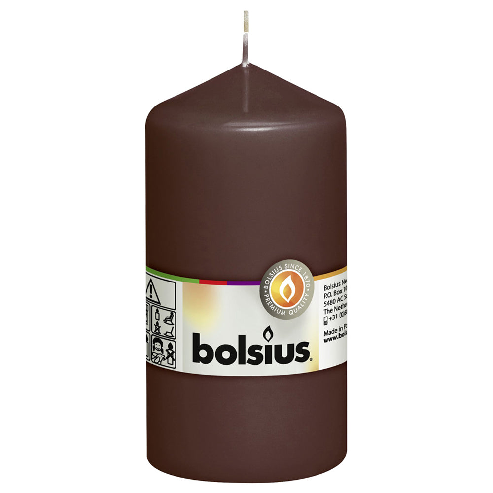 Vela Pilar 130x68mm Castanha 43h