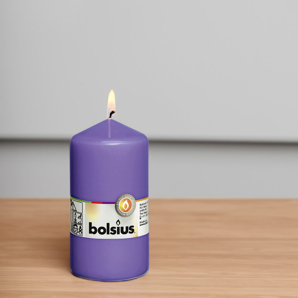 Vela Pilar 130x68mm Violeta 43h