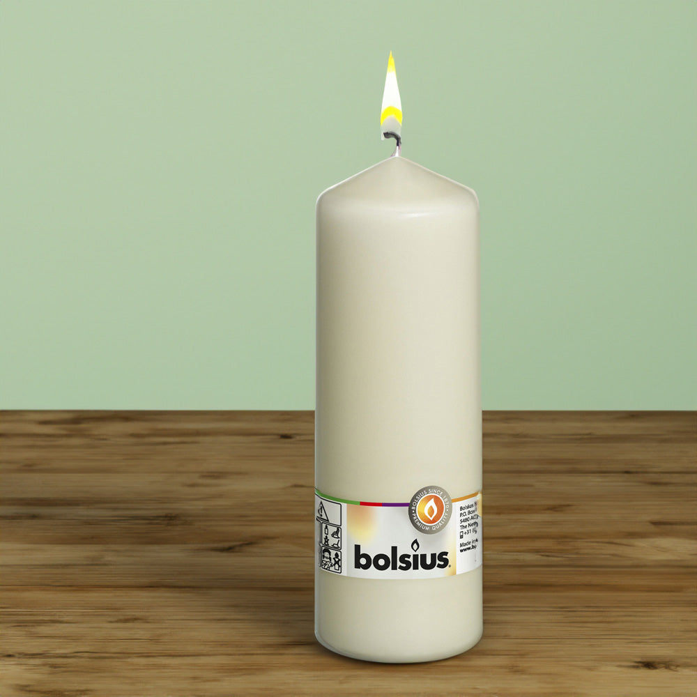 Vela Pilar 200x68mm Marfim 78h