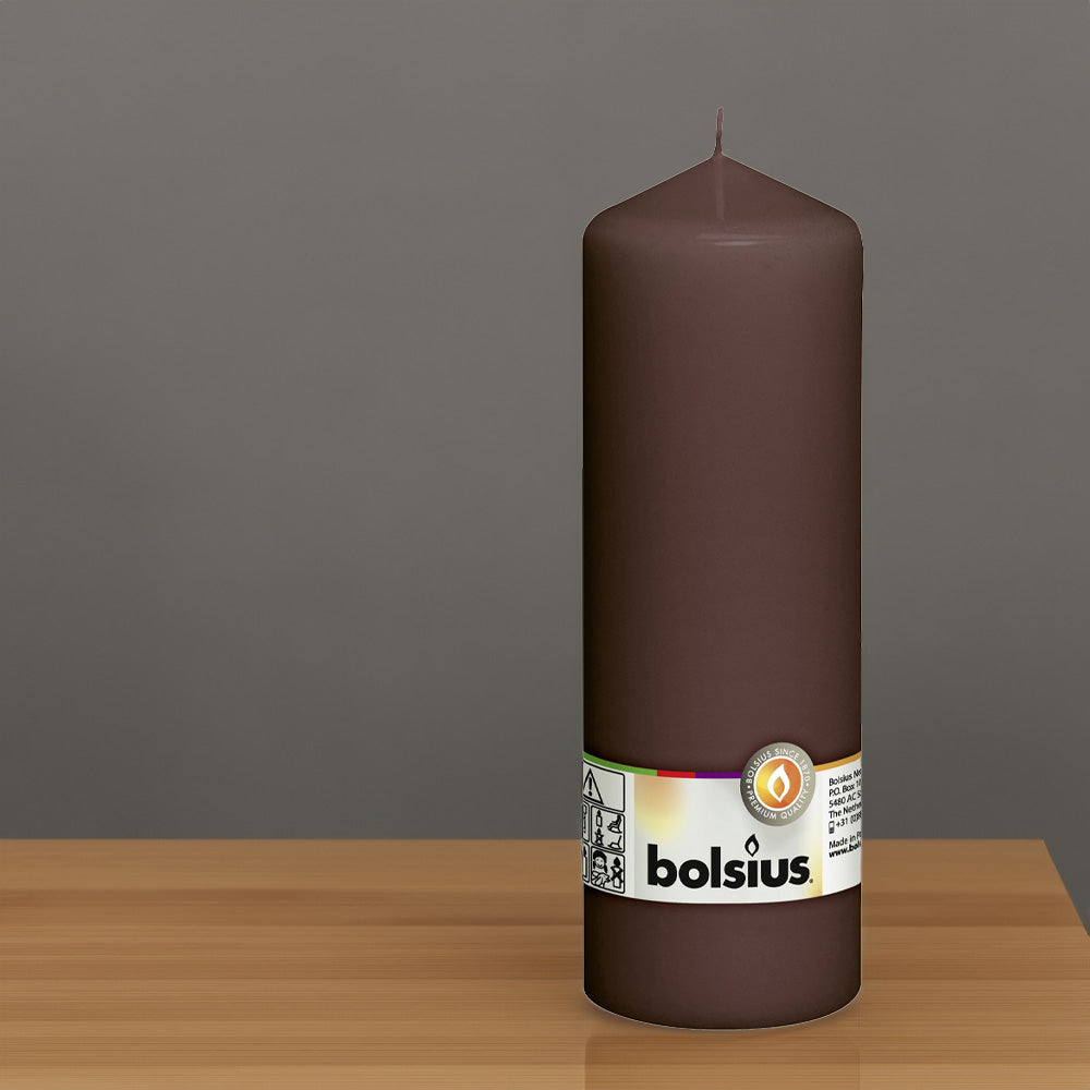 Vela Pilar 200x68mm Castanha 78h