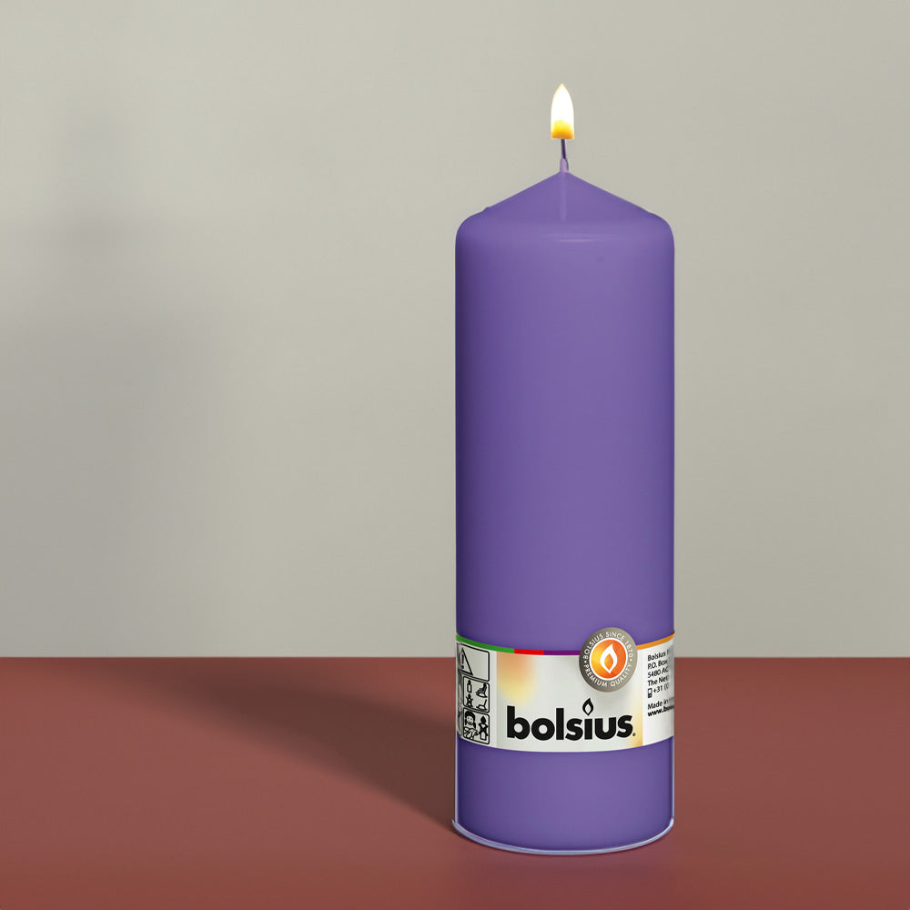 Vela Pilar 200x68mm Violeta 78h