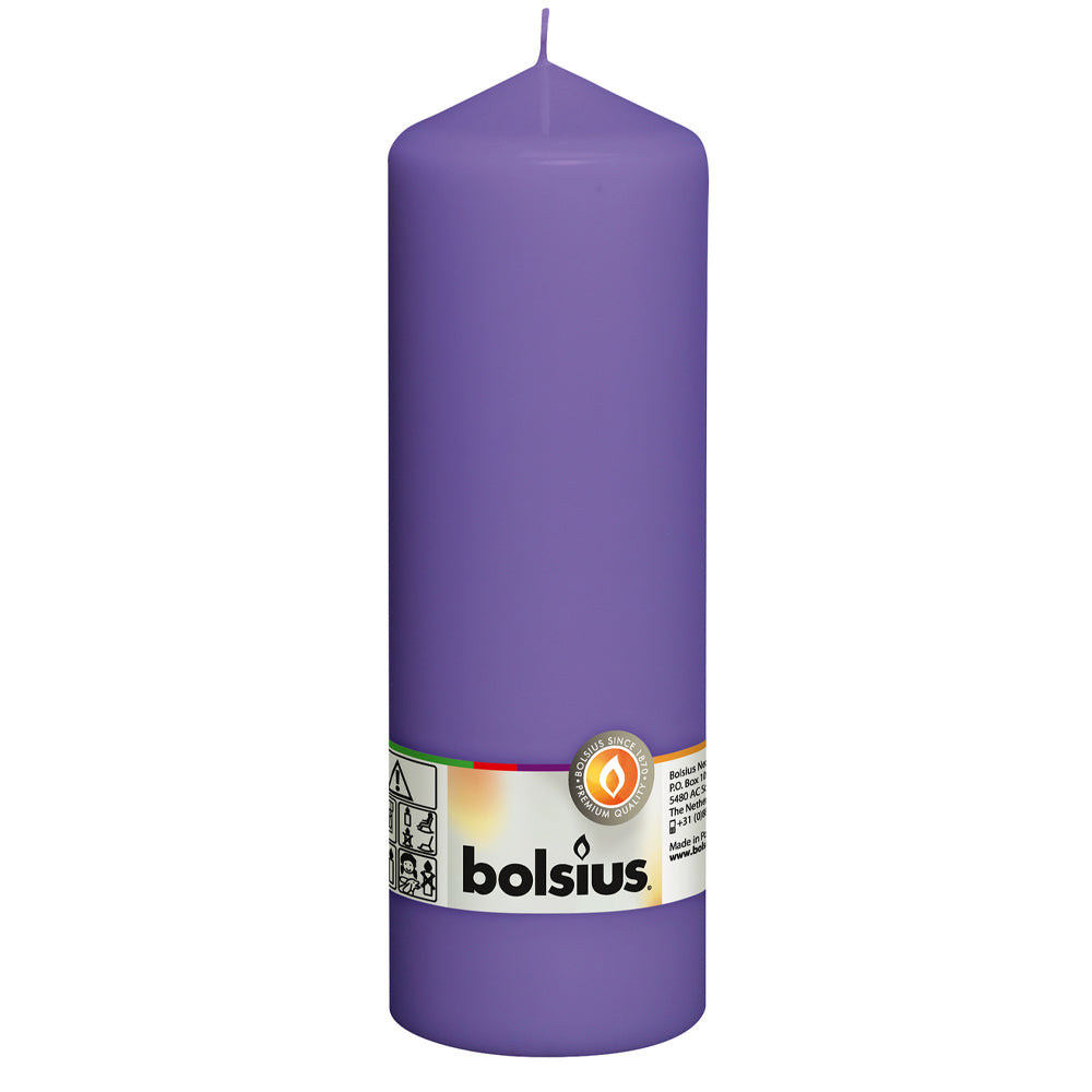 Vela Pilar 200x68mm Violeta 78h