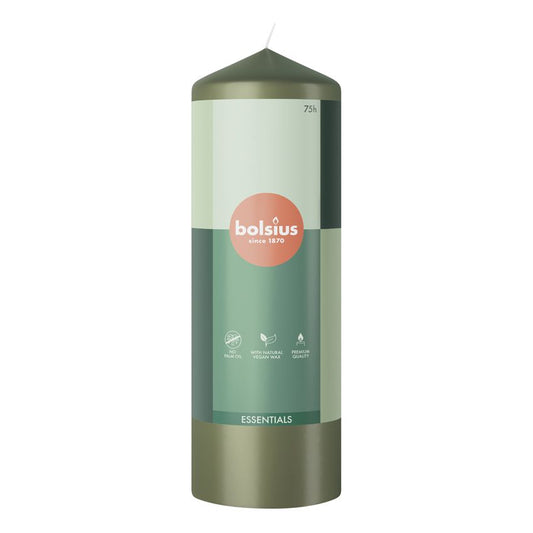 Vela Pilar Essentials 200X68mm Verde Seco 75h