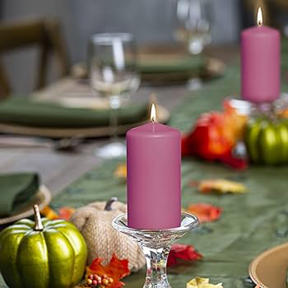 Vela Pilar 150x78mm Rosa 65h