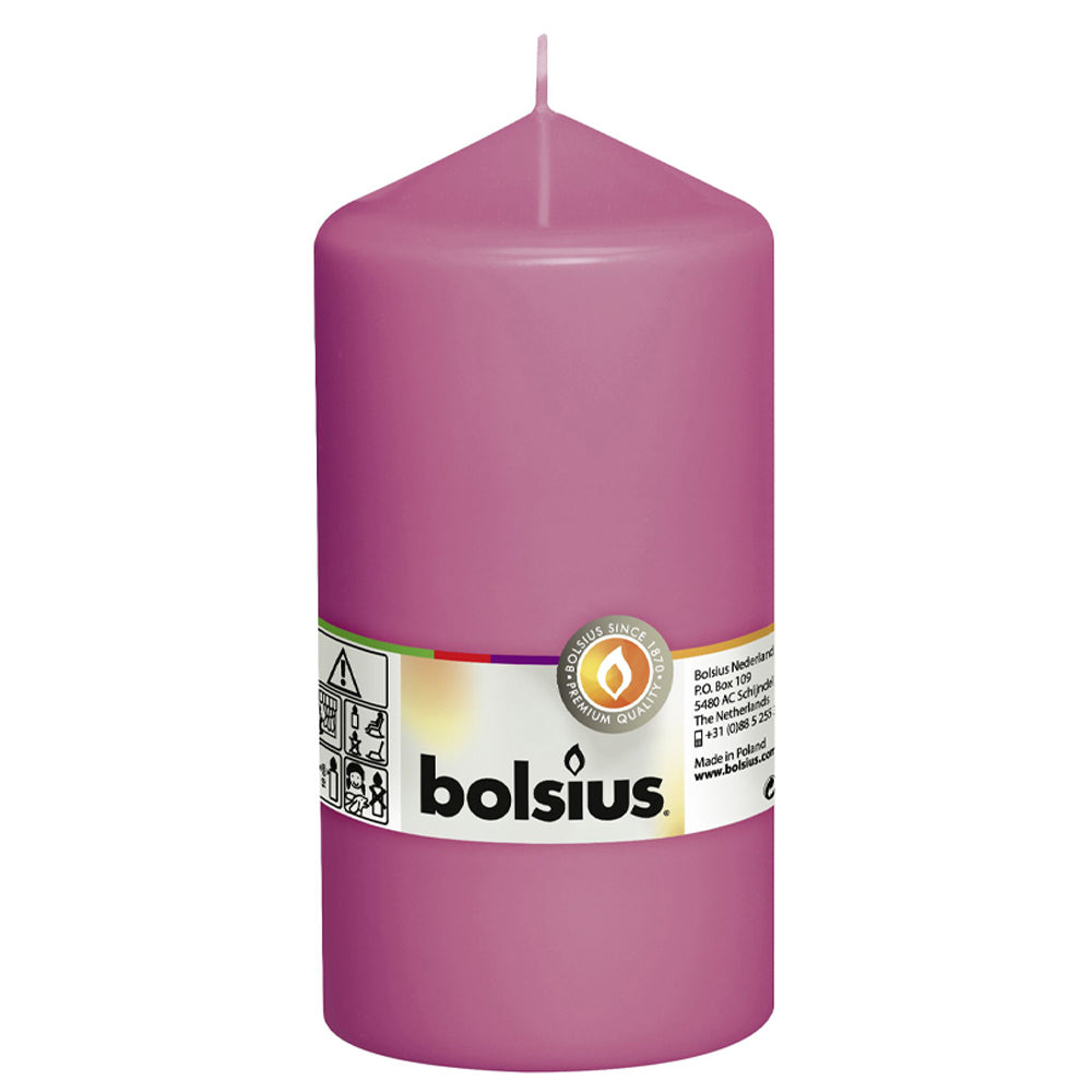 Vela Pilar 150x78mm Rosa 65h