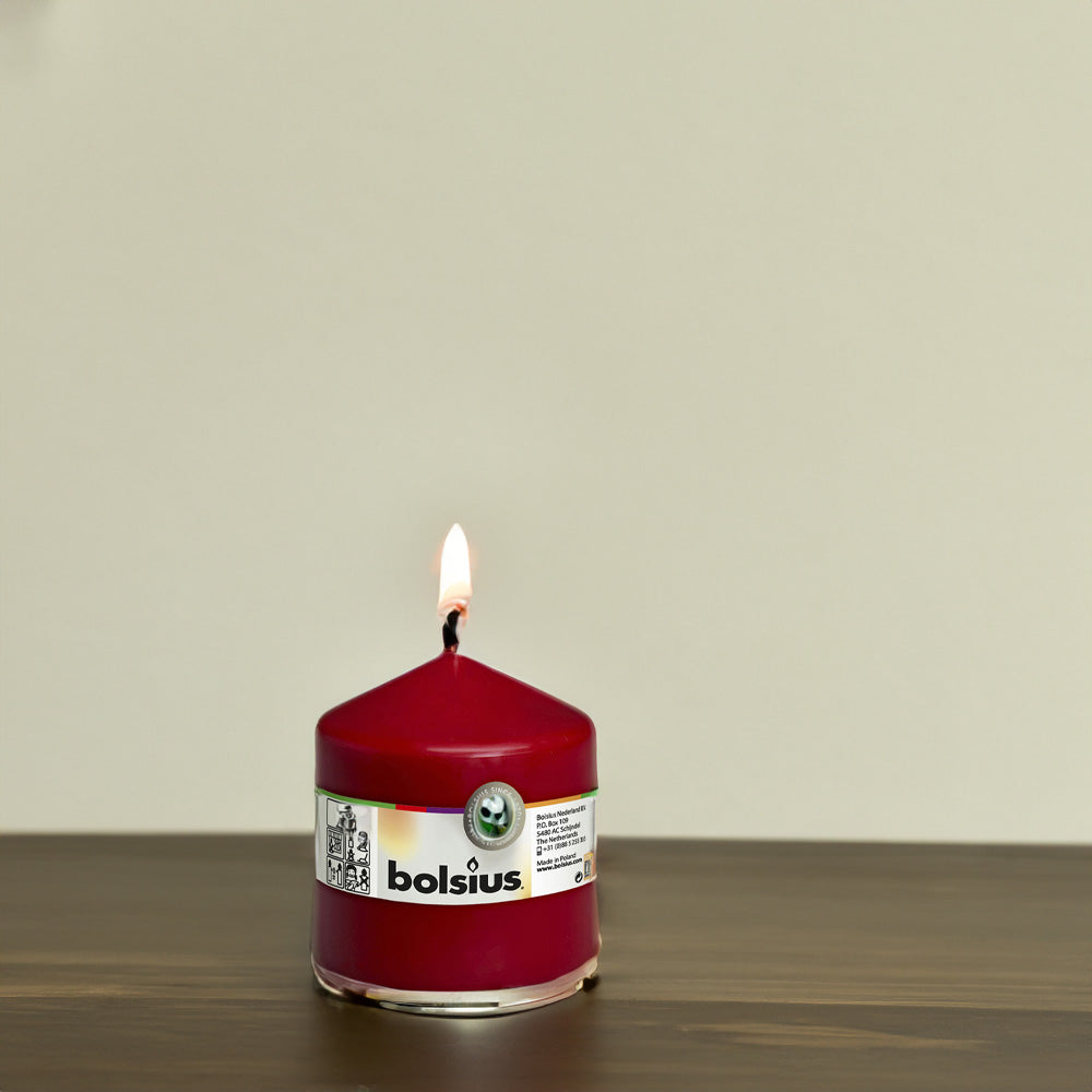 Vela Pilar 100x98mm Bordeaux 45h