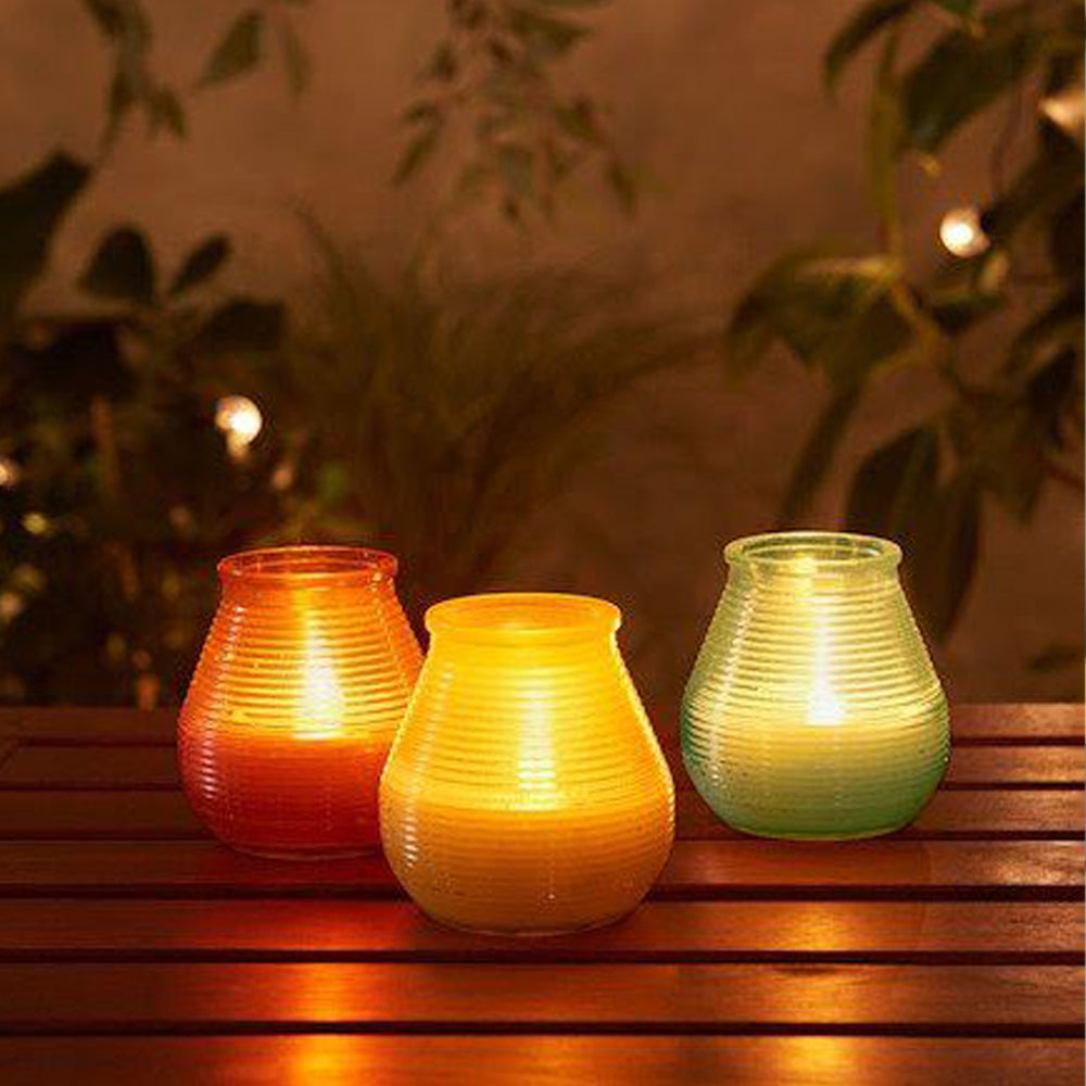 Vela Copo Aromático 94x91mm Citronella Amarelo 40h