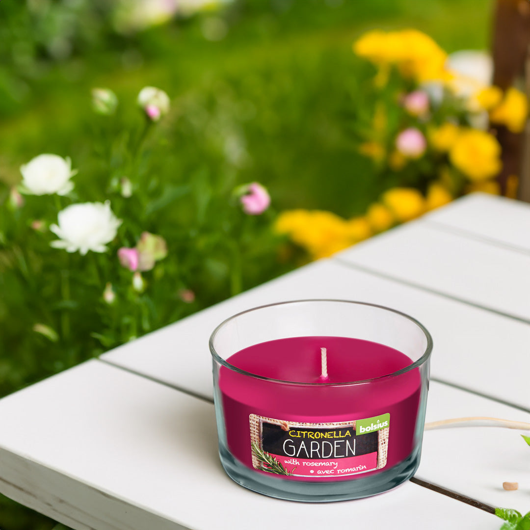 Vela Copo Aromático 82x106mm Citronella 20h