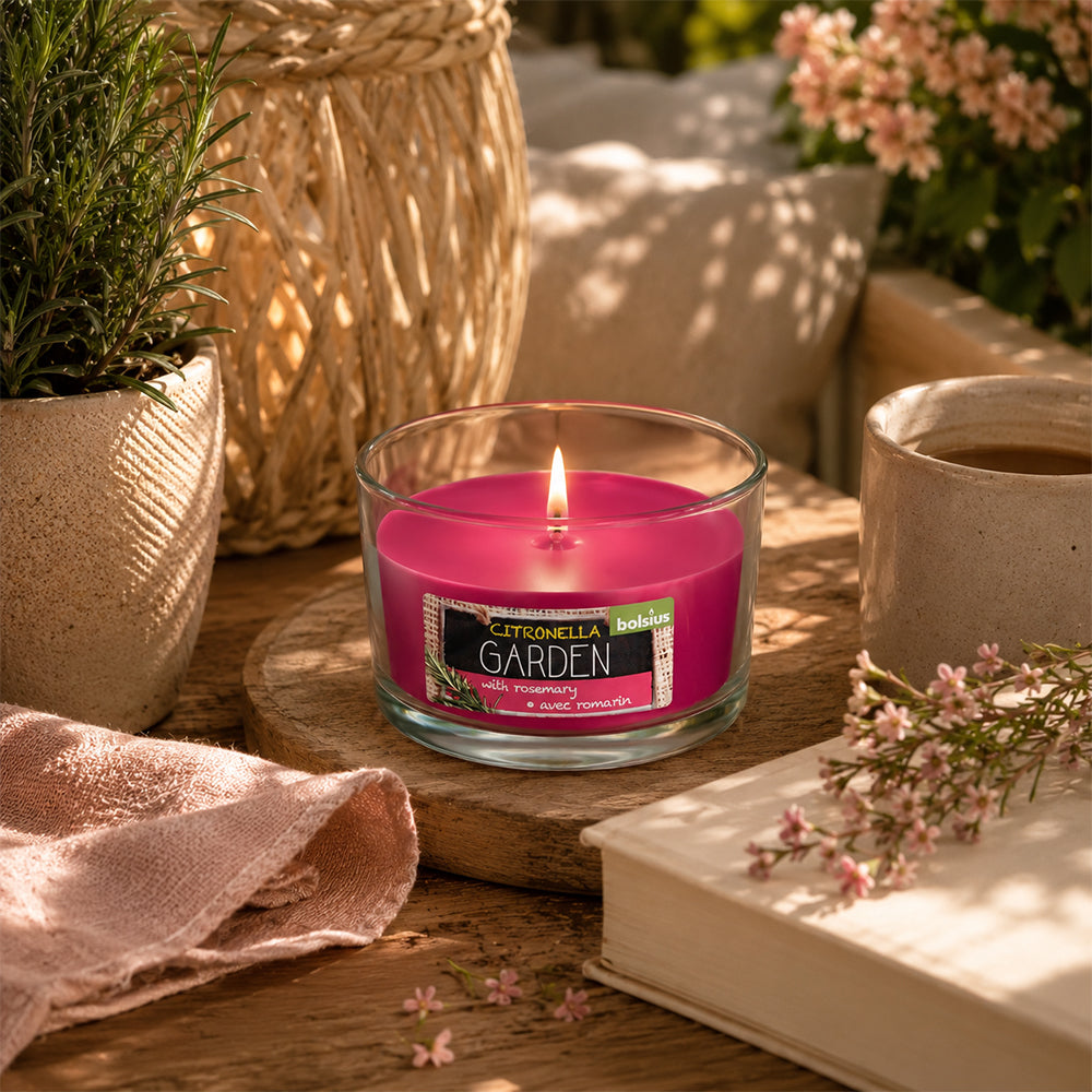 Vela Copo Aromático 82x106mm Citronella 20h