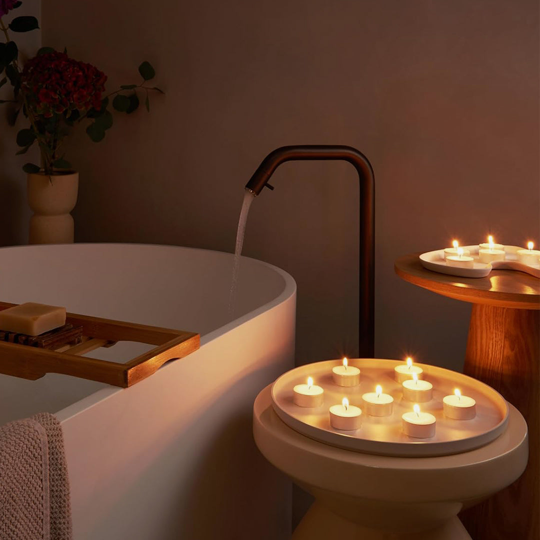 Vela Tealight Pack.30 Dourado 8h