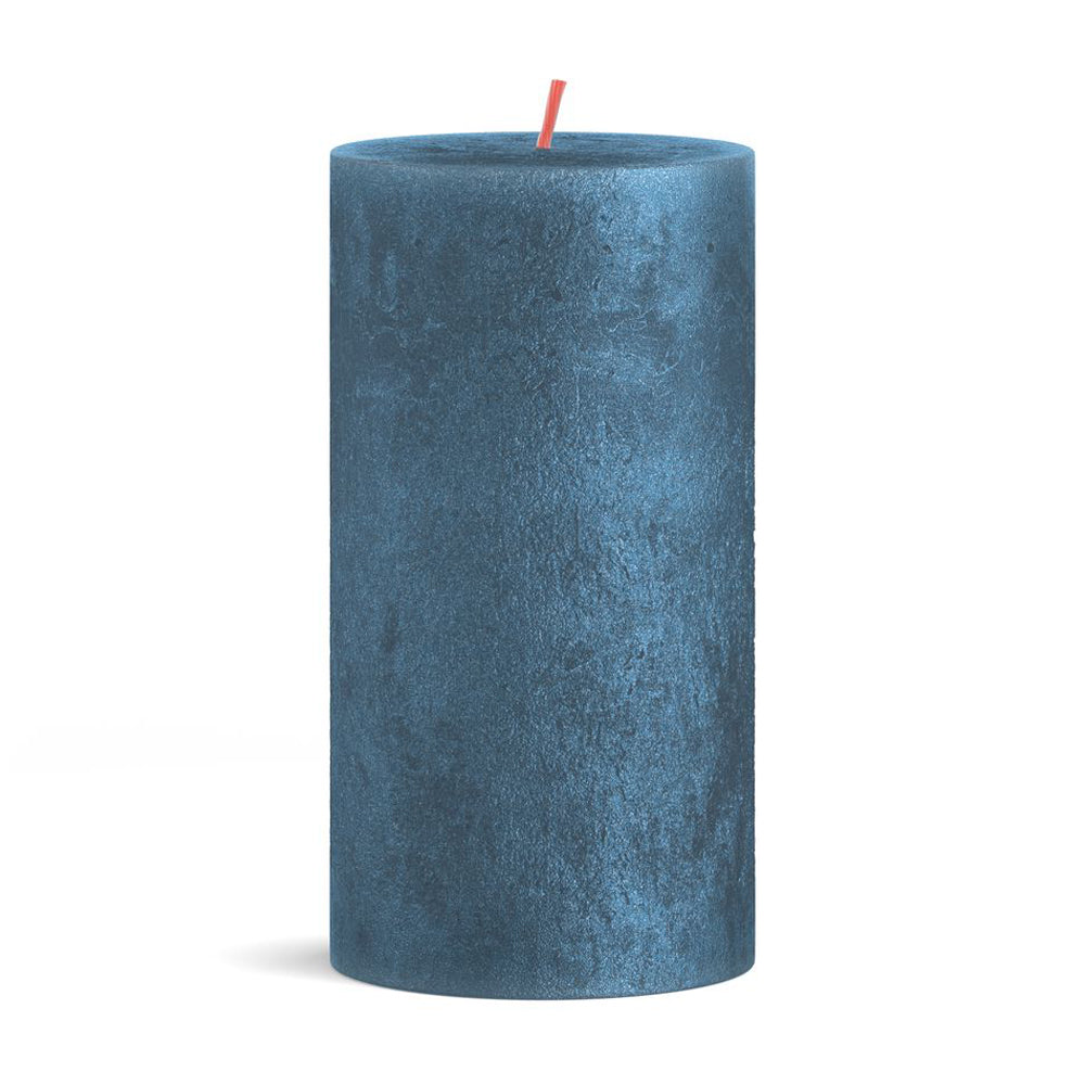 Vela Pilar Shimmer 130x68mm Azul 60h