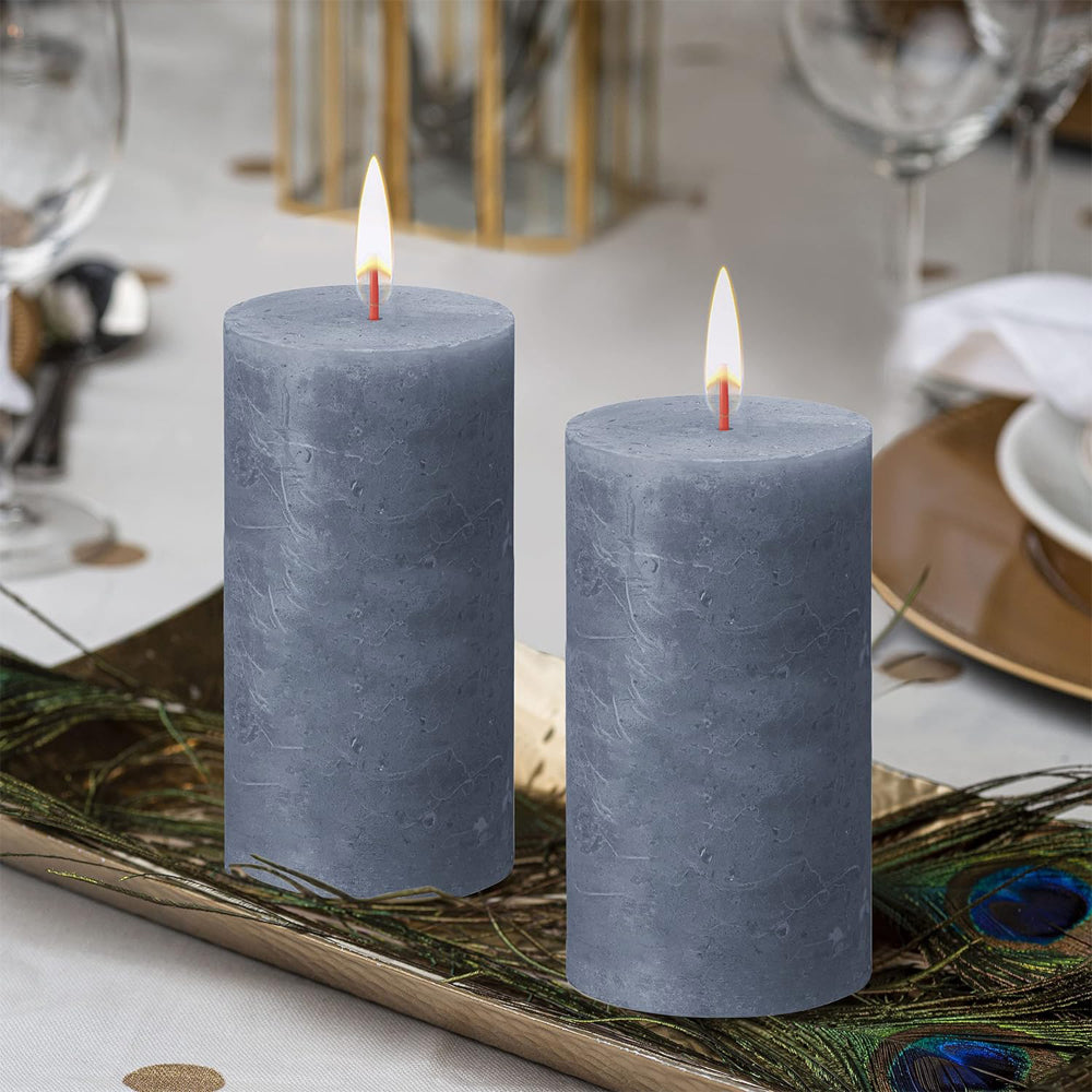 Vela Pilar Shimmer 130x68mm Azul 60h