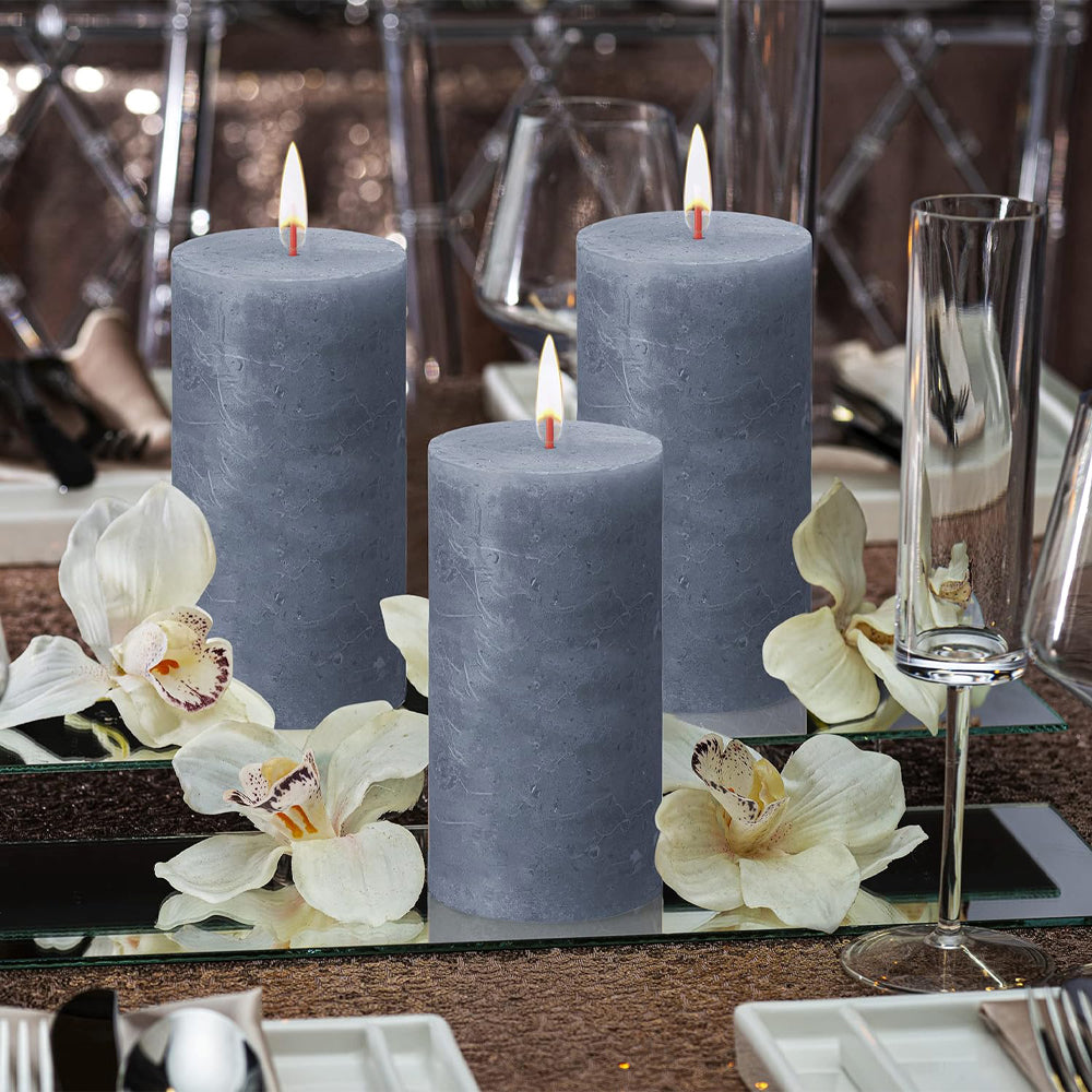 Vela Pilar Shimmer 130x68mm Azul 60h
