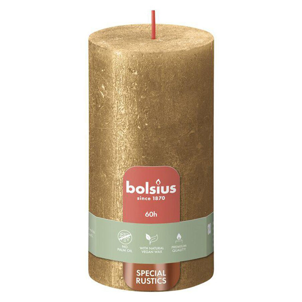 Vela Pilar Shimmer 130x68mm Dourado 60h