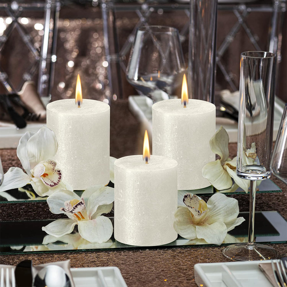 Vela Pilar Shimmer 190x68mm Marfim 85h