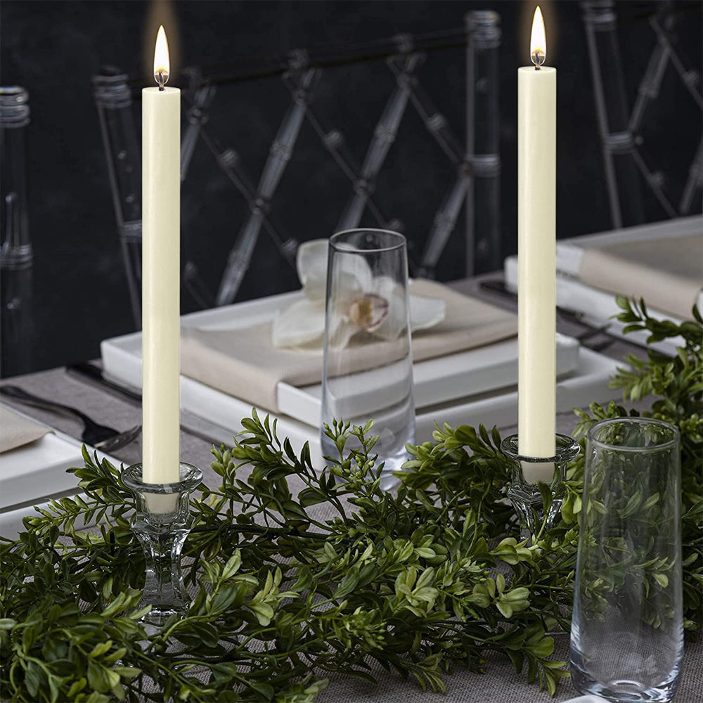 Vela Cónica Rústica 270x23mm Pack.9 Branco Nublado 13h