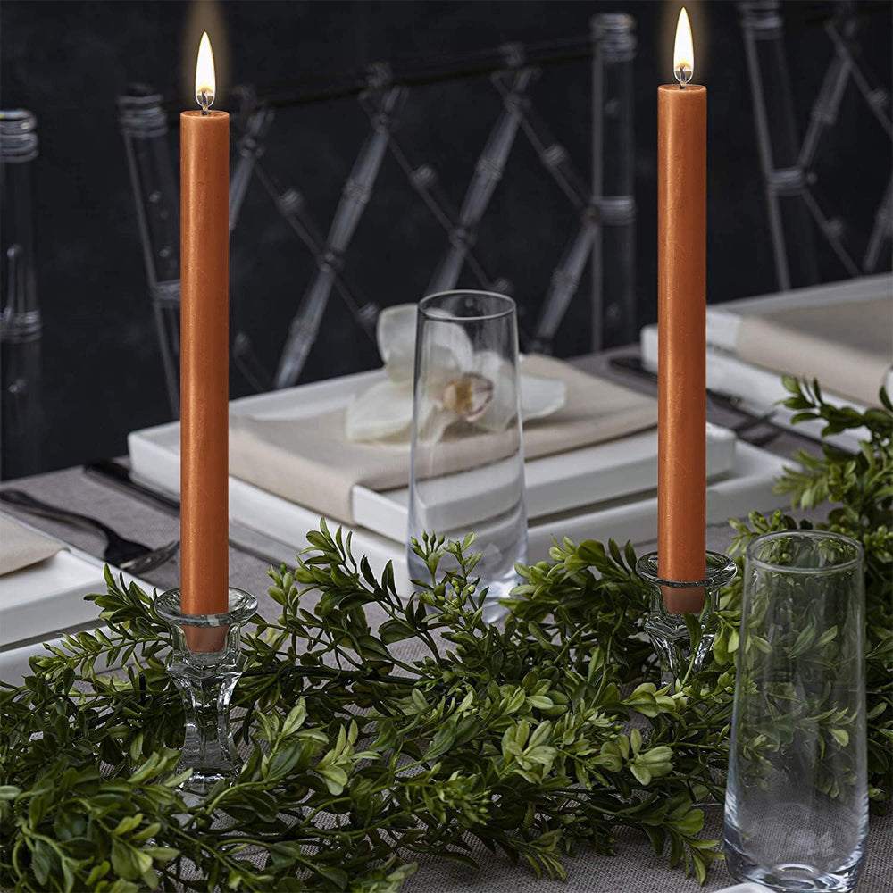 Vela Cónica Rústica 270x23mm Pack.9 Castanha 13h