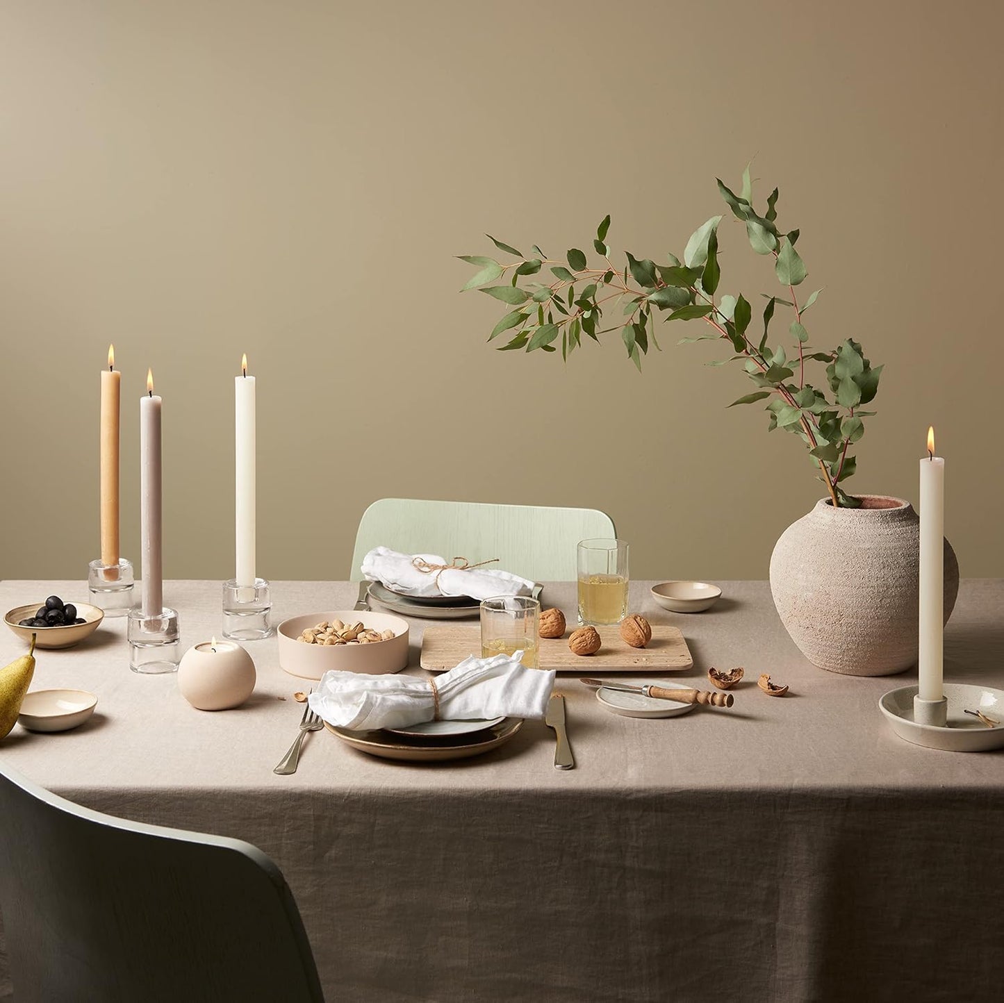 Vela Cónica Rústica 270x23mm Pack.9 Bege 13h