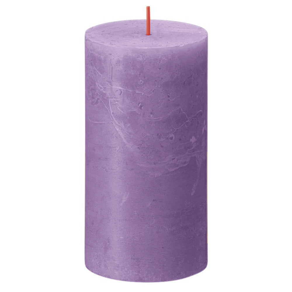 Vela Pilar Rústica 130x68mm Violeta 60h