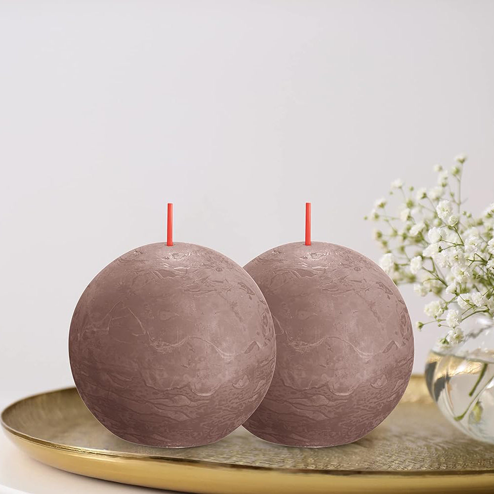 Vela Bola Rústica 76mm Taupe 25h
