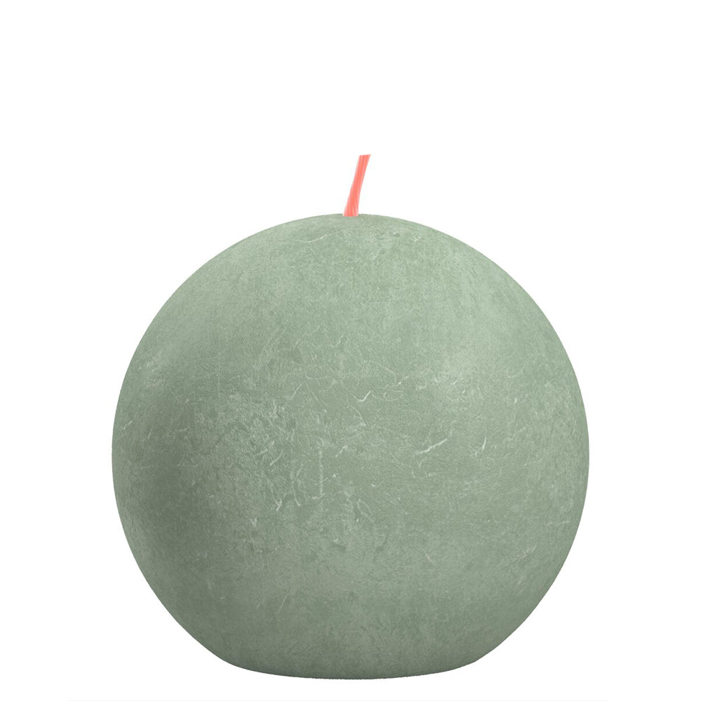 Vela Bola Rústica 76mm Verde Jade 25h