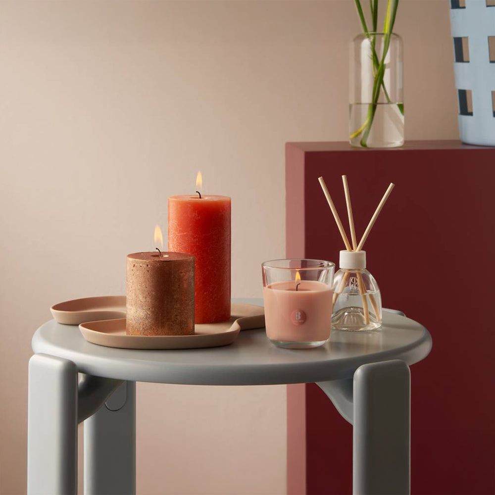 Pack Bolsius Felicidade Plena - Velas Rústicas e Fragância Pêssego