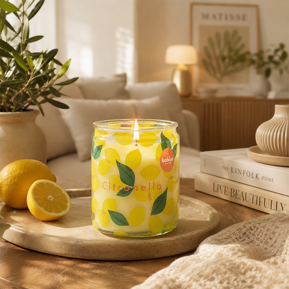 Vela Copo Aromático 82x68mm Citronella 29h