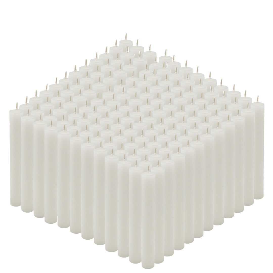 Velas Cónicas 180x22mm Branca Pack.144 / 6h
