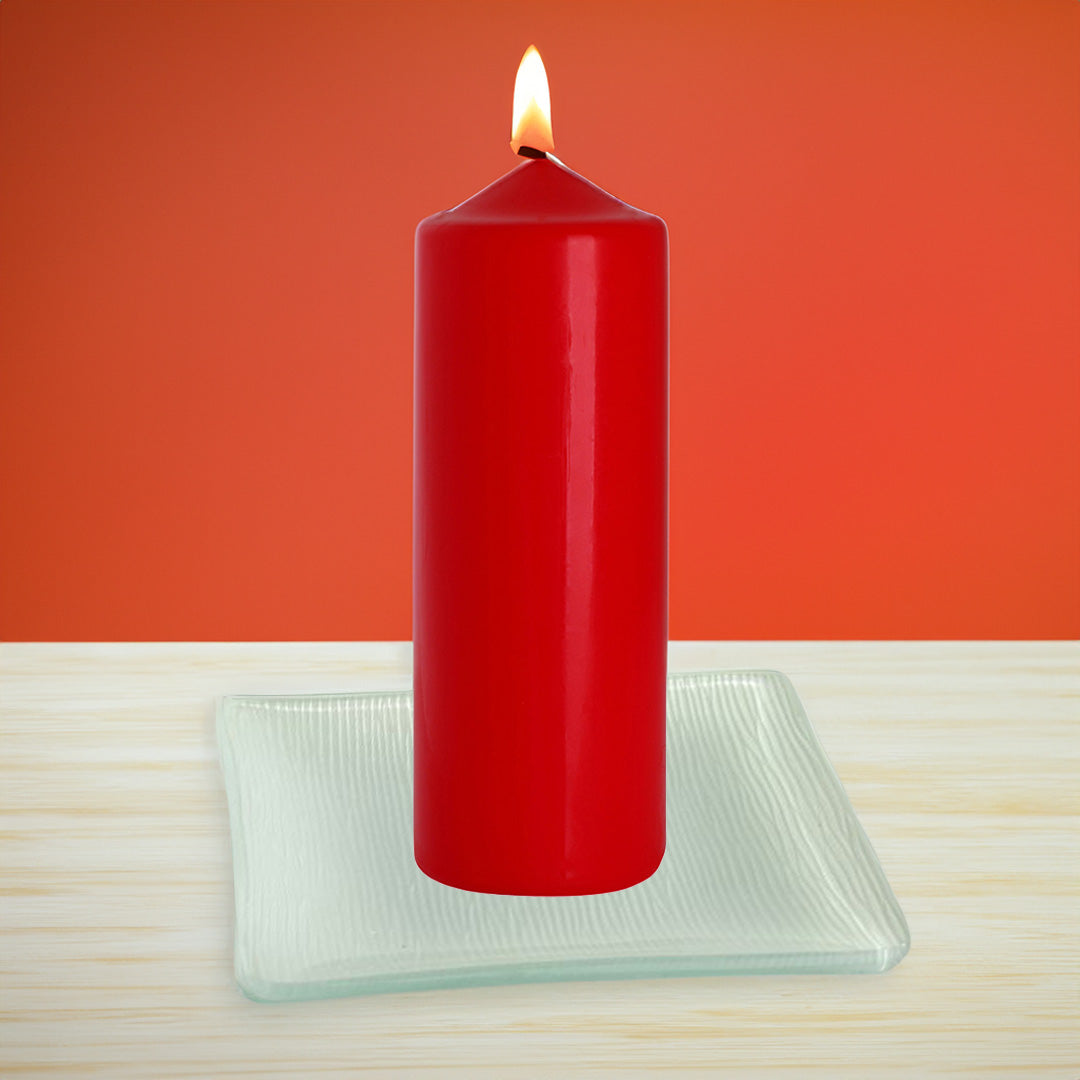 Porta Velas Quadrado 145mm Transparente