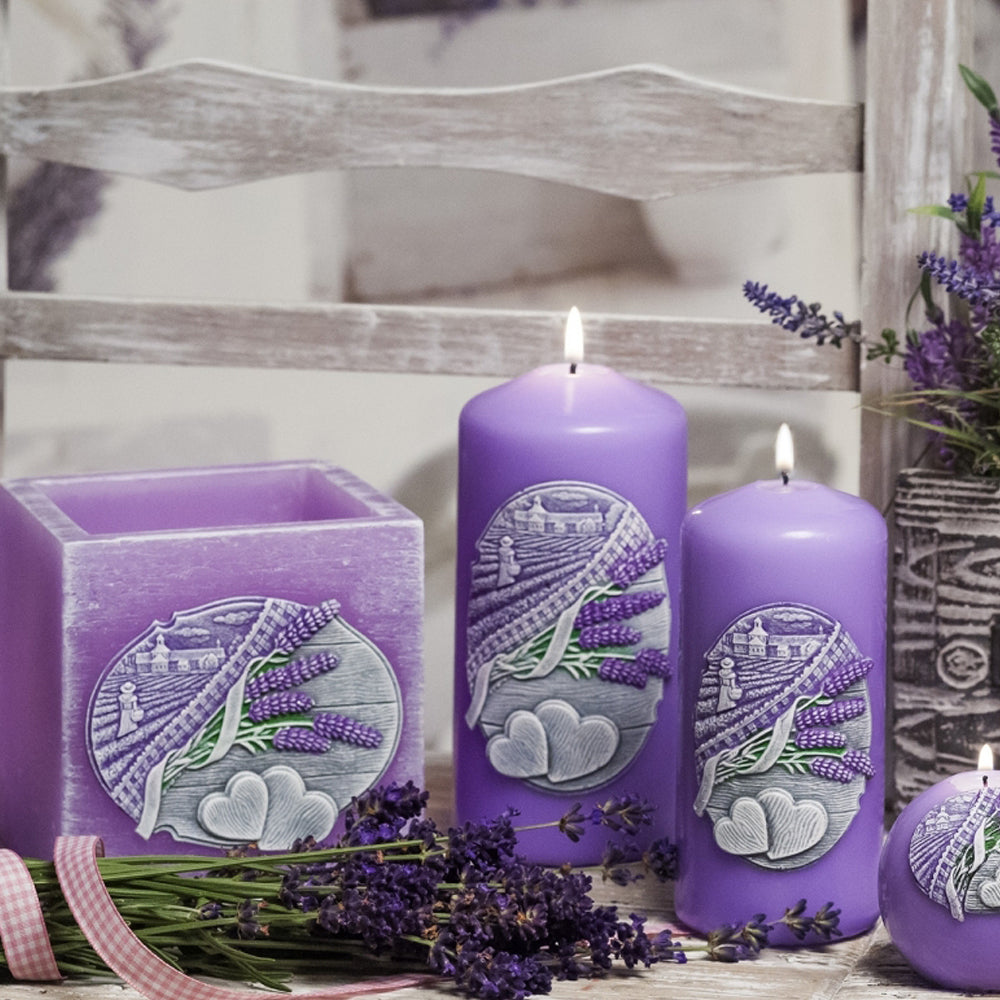 Vela Pilar 50x100mm Lavender Kiss 20h