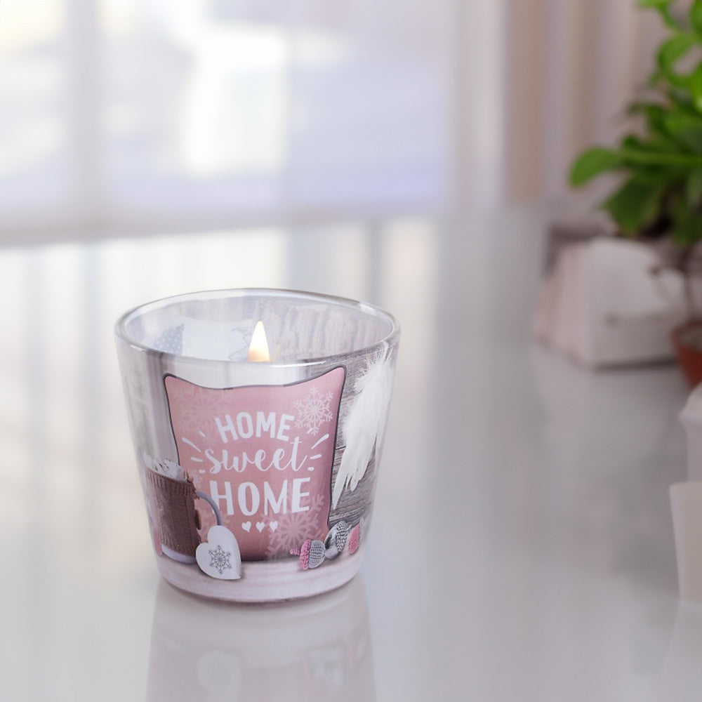 Vela Copo Aromático Warm & Cosy Home 30h