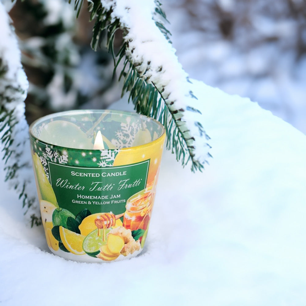 Vela Copo Aromático Tutti Frutti Inverno 30h