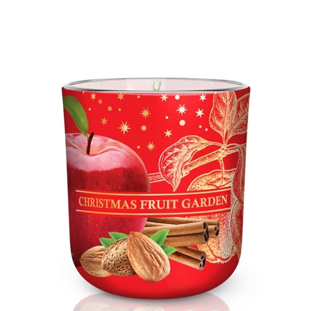 Vela Copo Aromático Natal Jardim de Frutos 30h