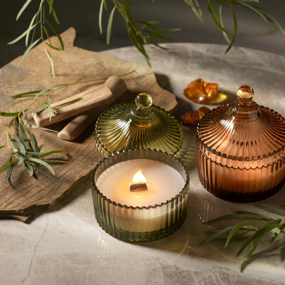 Vela Copo Aromático Spa Retreat Ambar 26h