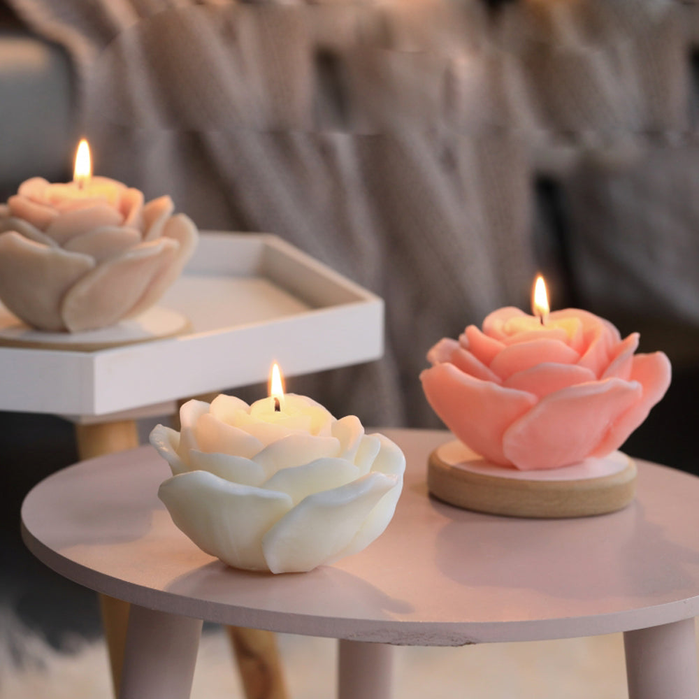 Vela Flor 120x70mm Pink Blush 31h