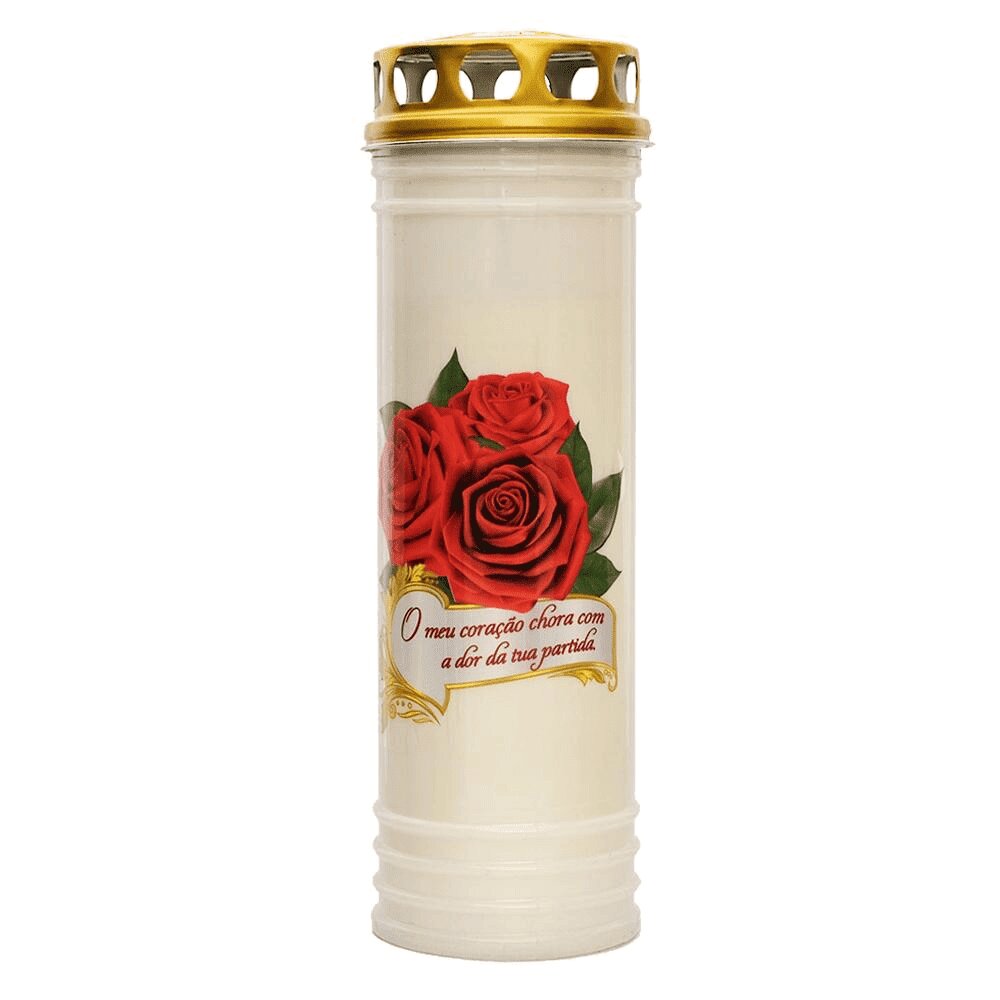 Vela Círio 8024 Rosas 720gr