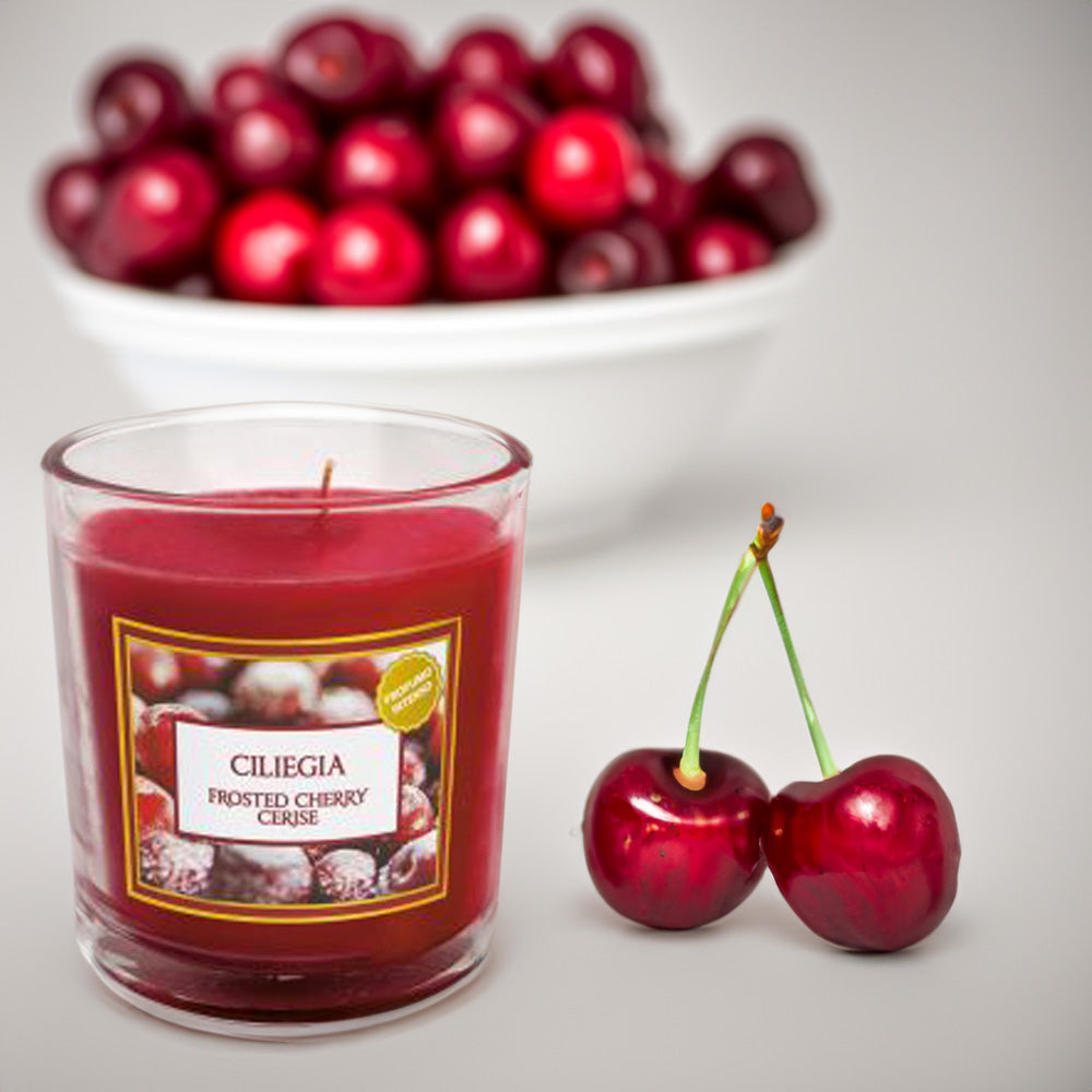 Vela Copo Aromático Cerejas Congeladas 45h