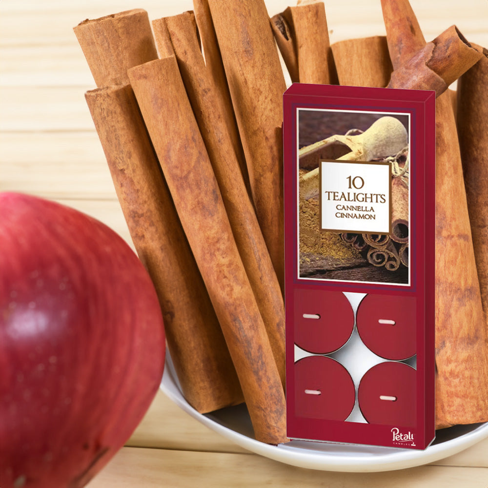 Vela Tealight Aromático Pack.10 Canela 4h