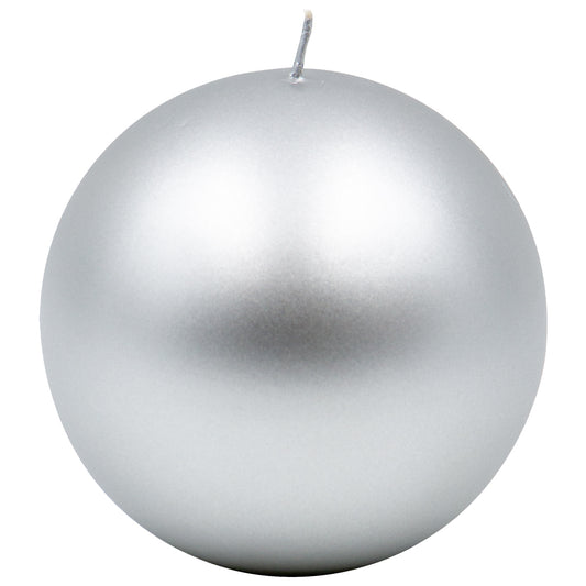 Vela Bola Velvet Firenze 120mm Prata 40h