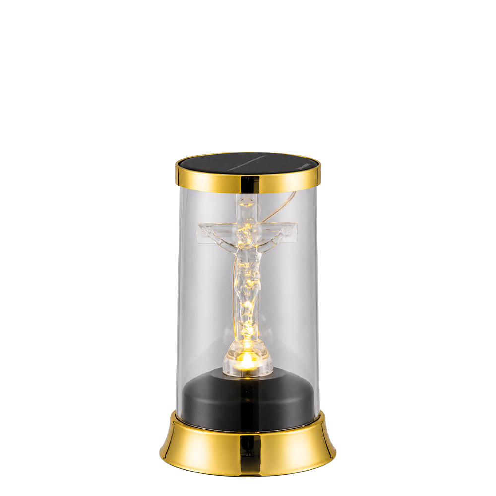 Vela Candeeiro Solar Subito Dourado 1047