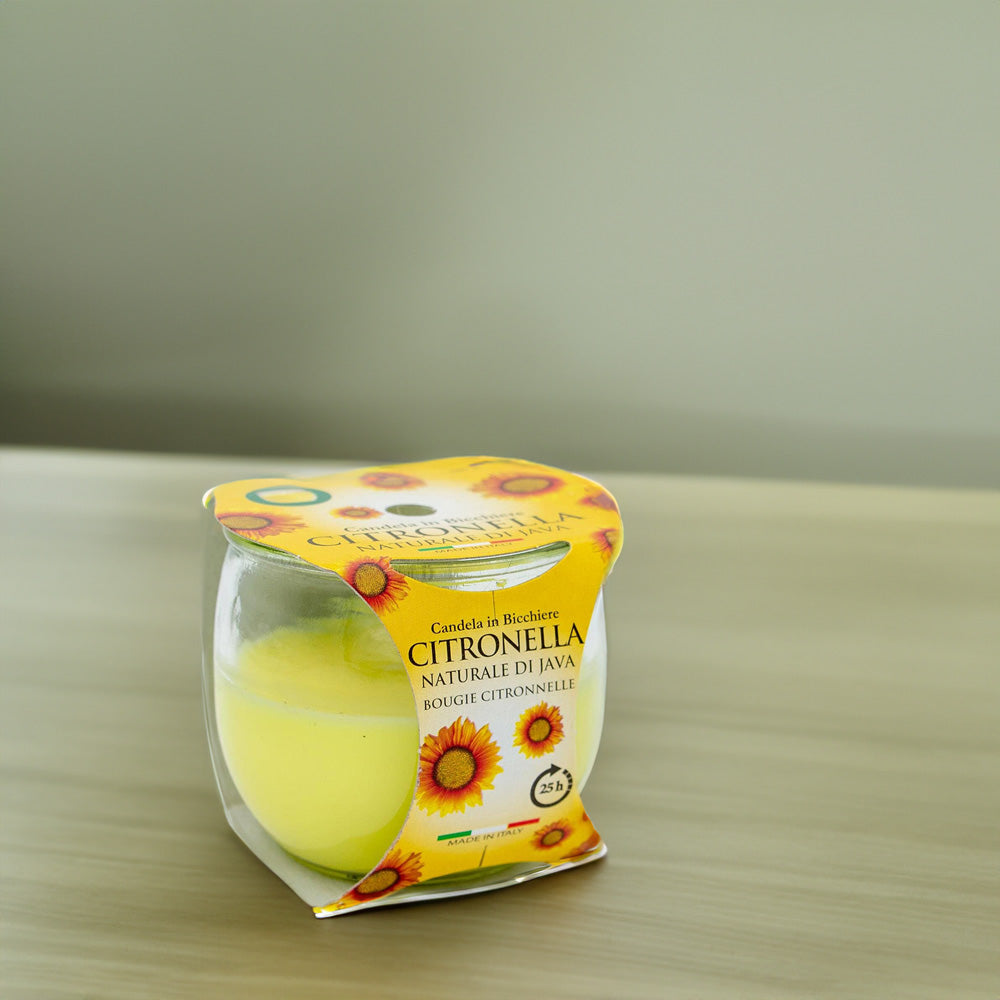 Vela Copo Aromático Maiorca Citronella 25 h