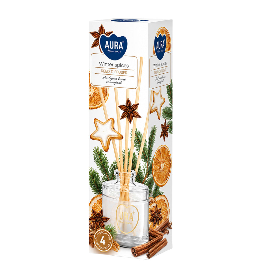 Ambientador Aromático 45ml Especiarias de Inverno 4 semanas