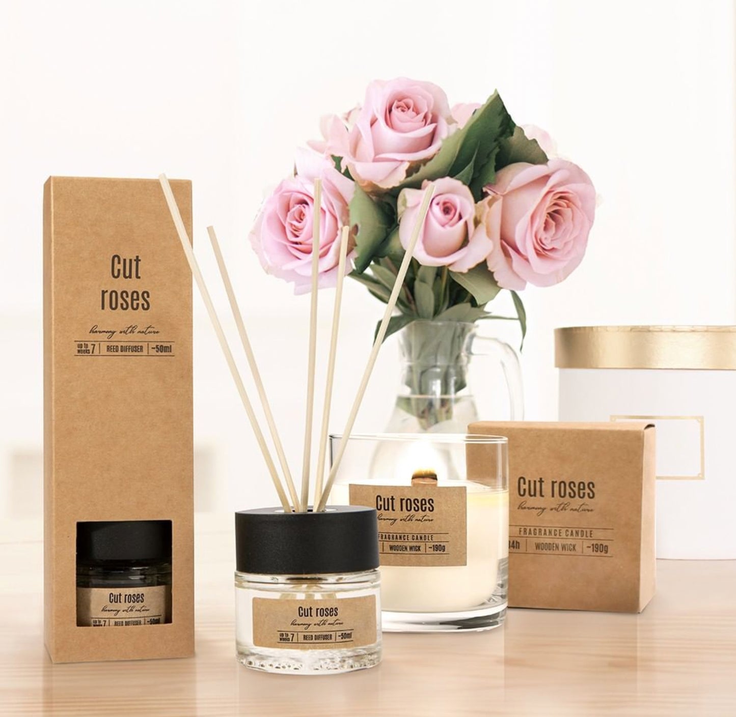 Ambientador Aromático 50ml Rosas de Corte 7 semanas