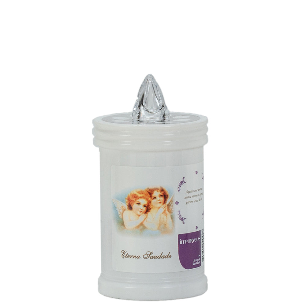 Vela Cirio LED 30L 365 dias Anjo Oração