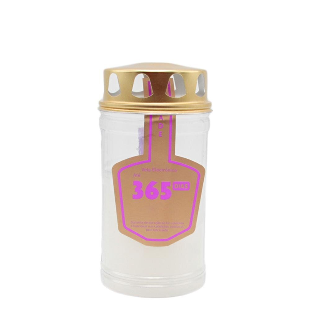 Vela Cirio Elétrico 30LL Branco 365 Dias