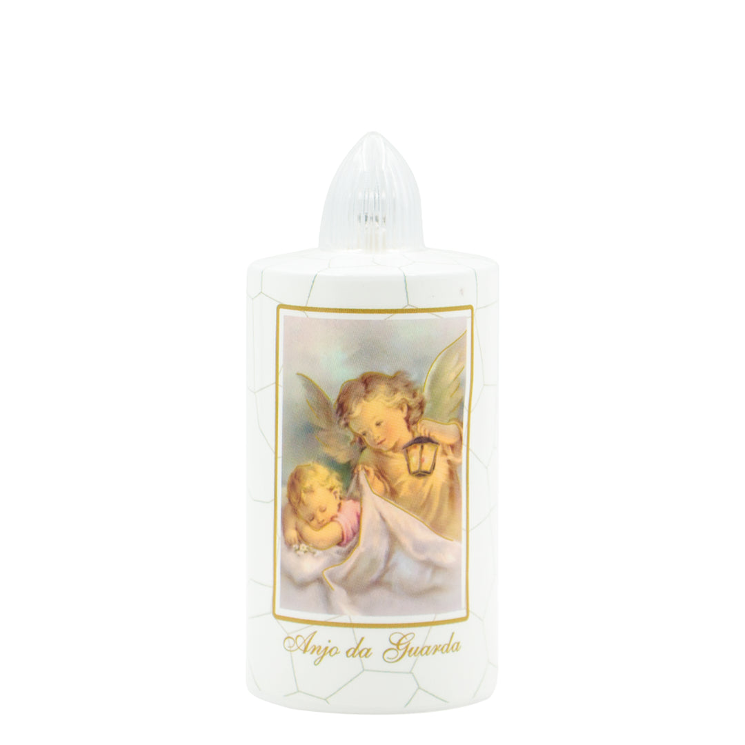 Vela Círio LED E30L 365 dias Anjo da Guarda